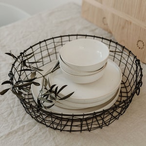 wire basket round 38 cm
