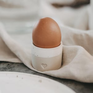 Egg cup heart