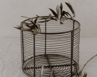 Wire basket round 19 cm