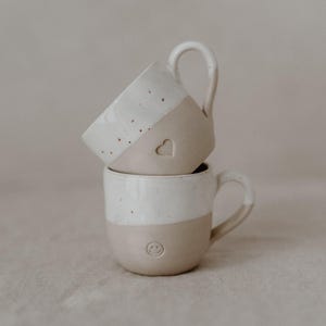 Tasse à expresso en forme de cœur