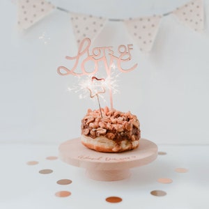 Mini cake stand Make a wish