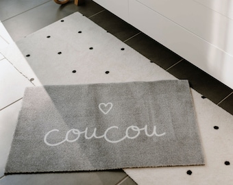 Washable doormat Coucou