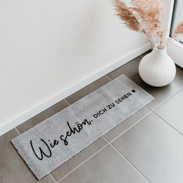 Small washable doormat How nice