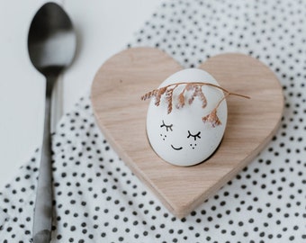 egg cup heart