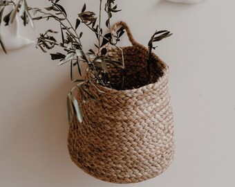 Jute storage basket medium