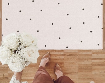 Washable mat dots