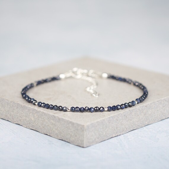 Etsy sapphire bracelet deals