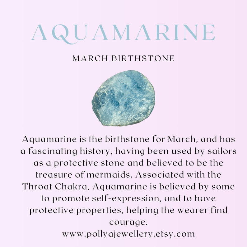 Dainty Aquamarine Gemstone Bracelet, Tiny AAA Grade Blue Aquamarine Beads, March Birthstone, Sterling Silver Or Gold Fill, Stacking Bracelet image 5