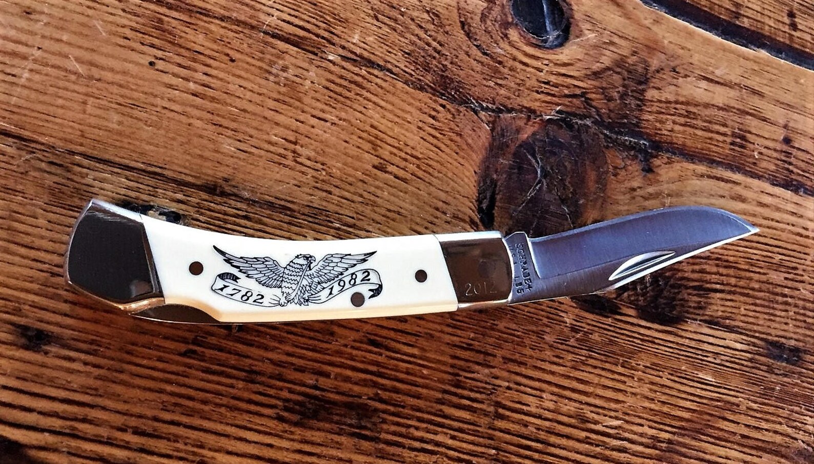 American Bald Eagle Commemorative Pocket Knife by Schrade Etsy