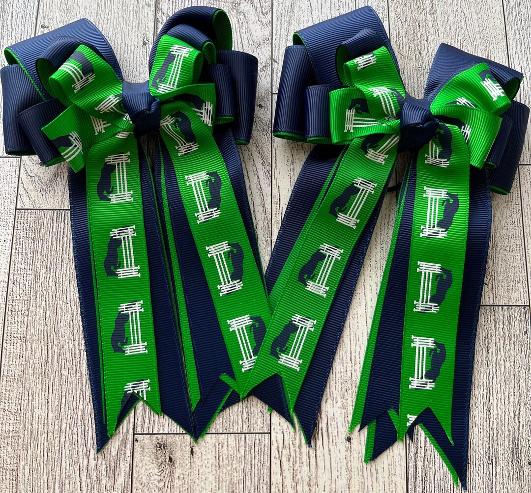 Horse Show Bows Layers Of Ribbon Lead Line Bows Short Etsy