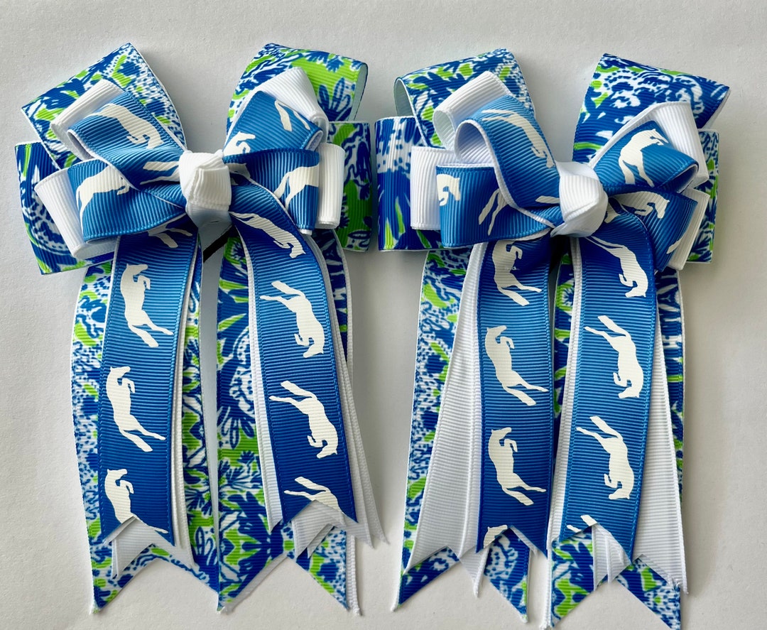 Horse Show Bows Summer Pony Finals Show Bows Equestrian Etsy