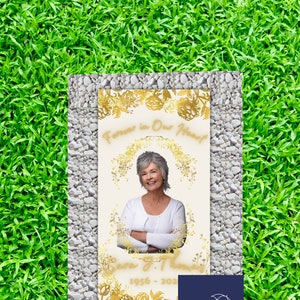 Grave Cover/Blanket rocks and grass Mock-up
