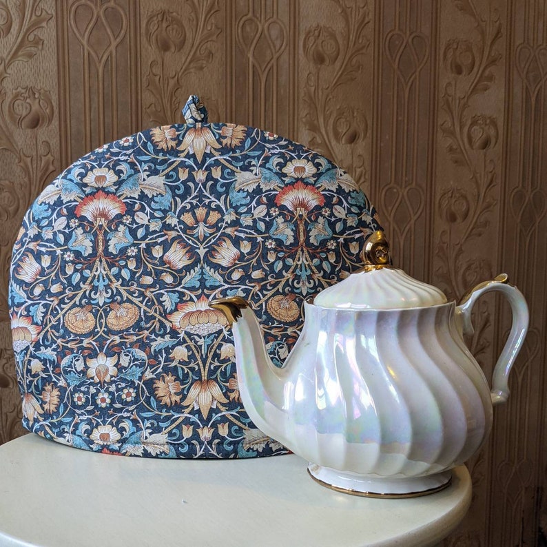 Custom Size for Emily blackthorn Double Insulated Tea Cosy, Classic William Morris Print, Pretty