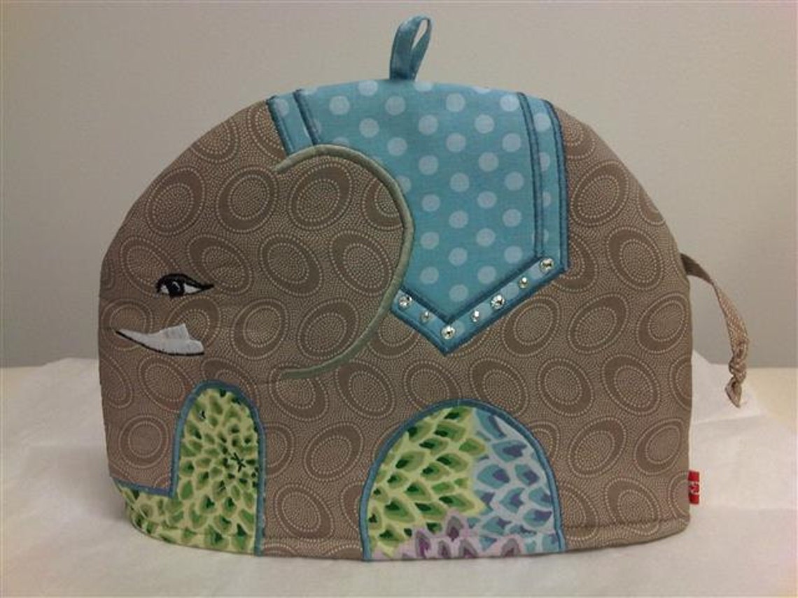 Sewing Pattern PDF for Elephant Tea Cosy/cozy. Downloadable Etsy UK