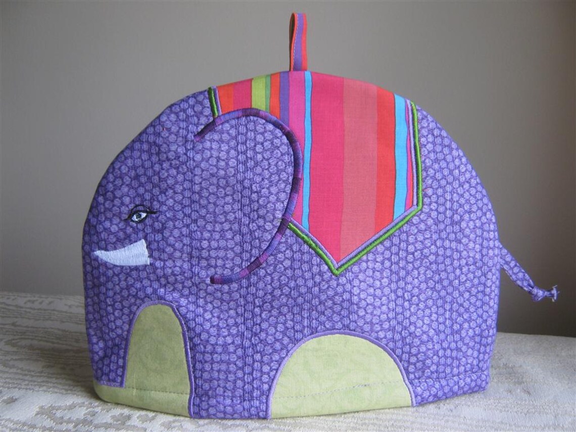 Sewing Pattern PDF for Elephant Tea Cosy/cozy. Downloadable Etsy UK