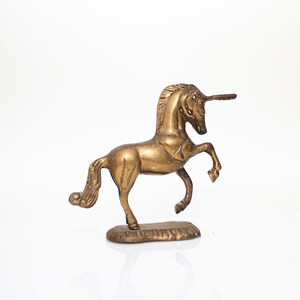 Vintage Brass Unicorn Figurine, Unicorn Statue, Vintage Brass Decor, Vintage Unicorn Decor, Brass Decor, Brass Animal Figurines, Decorative