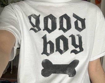 Good Boy Block Printed Shirt