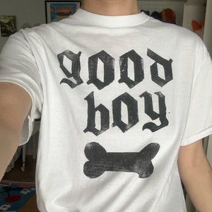 Good Boy Block Printed Shirt