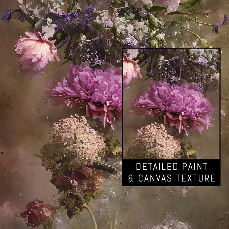 Flower Put Texture 10 Floral Fine Art Textures, Flower Background, Photoshop Overlays ...