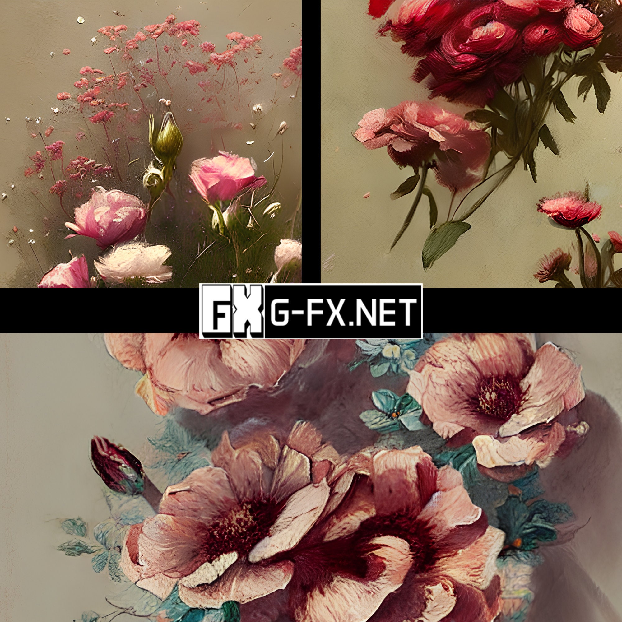 Overlay Flower Vector 15 Floral Texture Backdrop Overlays, Flower Maternity Backdrop Overlays ...