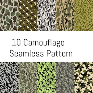 Camouflage Seamless Pattern Military Camo Design Hunting Print Digital Camouflage Texture Army Camo Background Camo Texture Camouflage