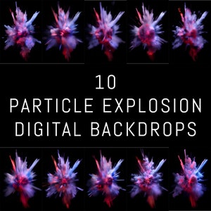 10 Particle Explosion Backgrounds, Smoke Backgrounds, Dust Particles ...