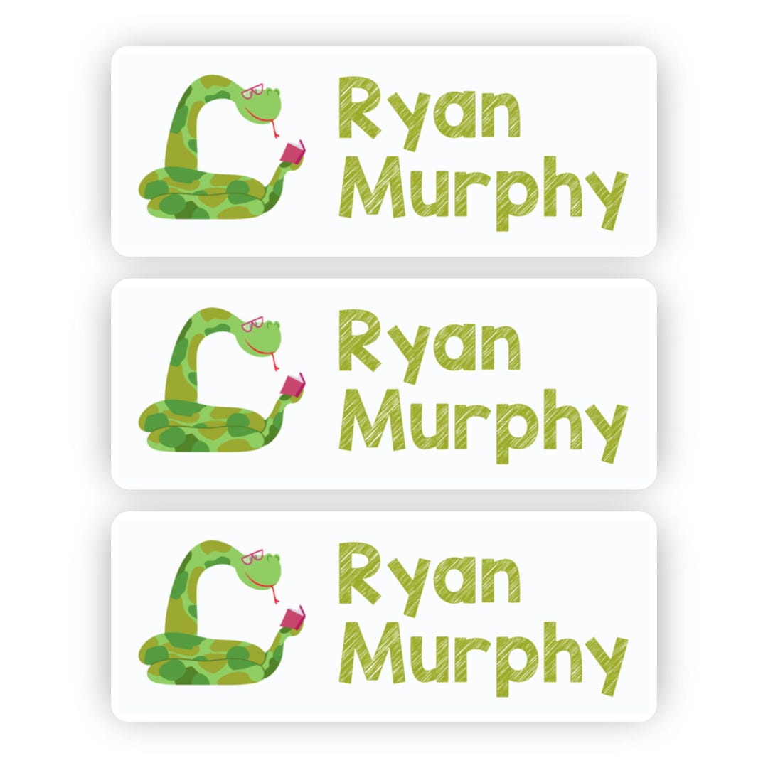 School Supply Labels | Sheet of 30 Personalized Stickers | Back to ...