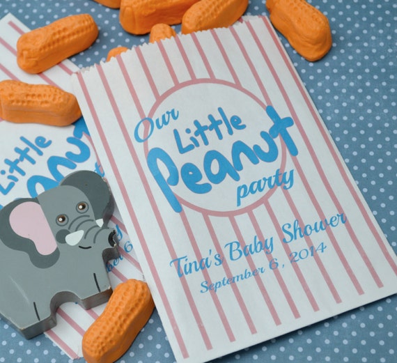 personalized baby shower favor bags