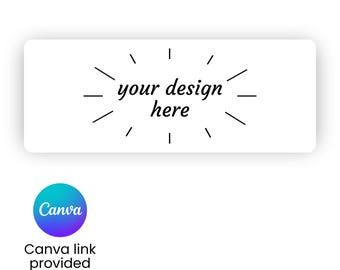 Custom Return Address Labels, Create Your Own, Business or Personal Logo, Link Provided