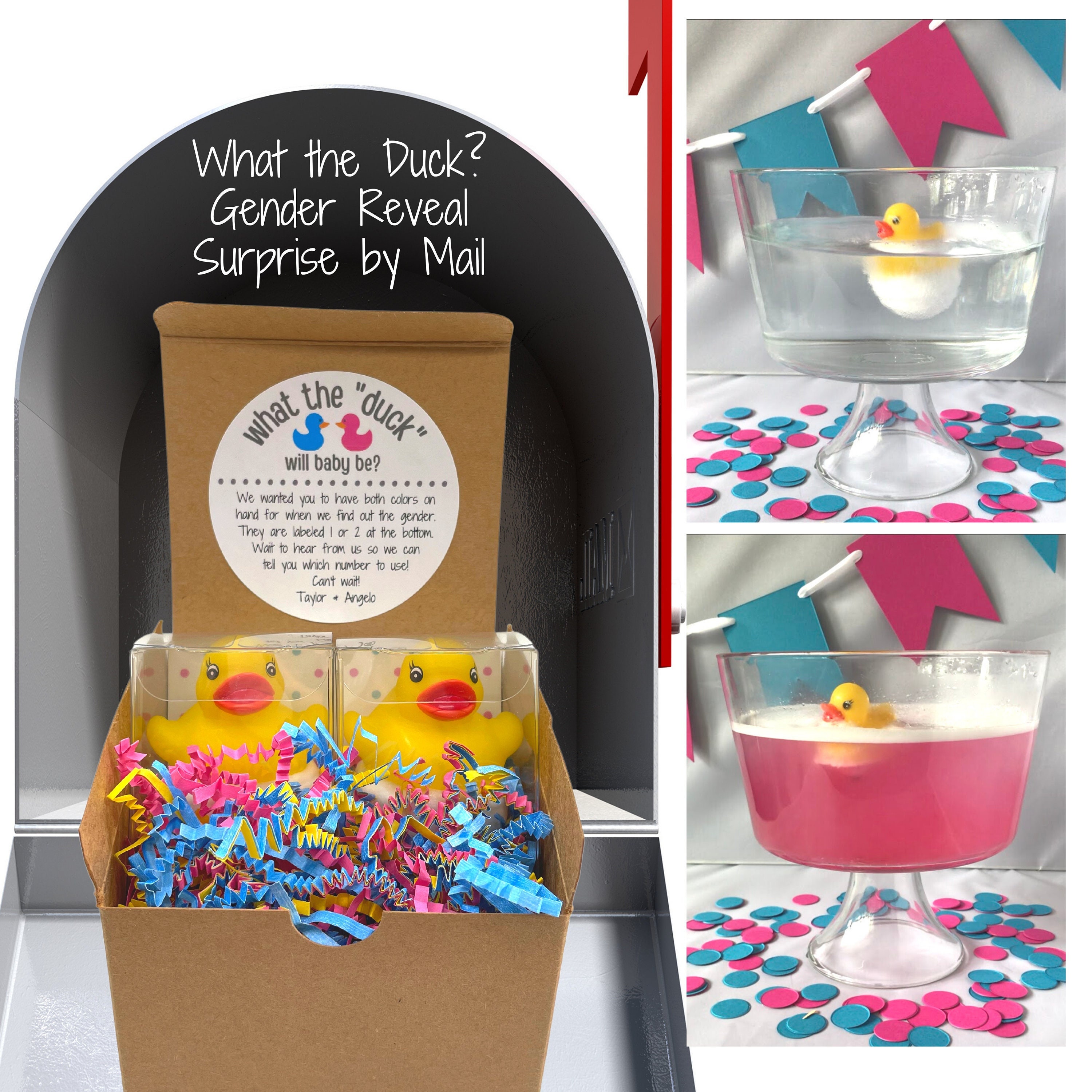 Gender Reveal Ideas Non Messy 