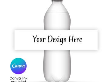 Custom Water Bottle Labels, Create Your Own, Business or Personal Logo, Link Provided