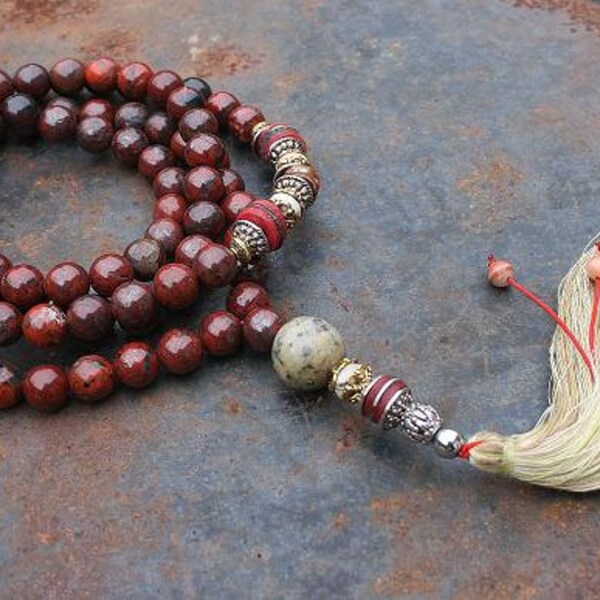 Jasper Mala necklace