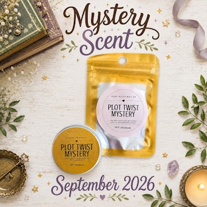 Plot Twist Mystery Scent September 2026 | Chapters & Charms Limited Edition Diamond Painting Putty and Wax