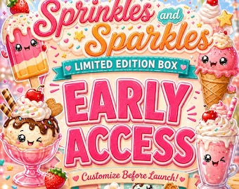 Sprinkle & Sparkles Early Access Pass augusti 2026 | Diamond Painting Box i begränsad upplaga, VIP-åtkomst