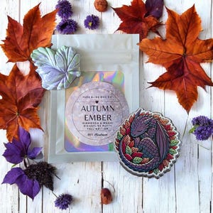 Autumn Ember Scented Diamond Painting Putty, Diamond Painting Accessories, Fall Scented Putty