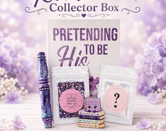 Everly Pagepuff Coverminder Bundel | Diamantschildermagneet voor Boekenliefhebbersdag | Cadeauset voor Romantieklezers