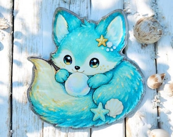 Marlox Coverminder | Ozean Fuchs Diamant Malerei Magnet | Tide Treasures Kollektion Mai 2026 | Limited Edition DP-Zubehör
