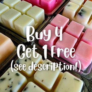 Soy Wax Melts for Warmer, Pick Your Strong Scented Wax Melt Scent - Strong Wax Melt Tarts for Home, Office and Gifts