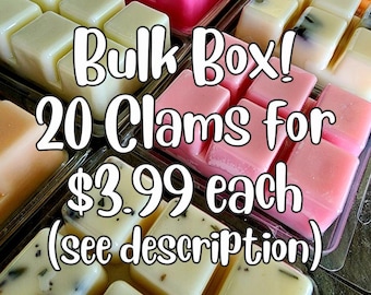 20 Soy Wax Melts: Strong Scented Tarts, Home Fragrance Gift Set, Bulk Wax Melts, Affordable Wax Melt Tarts, Mystery Melt Box