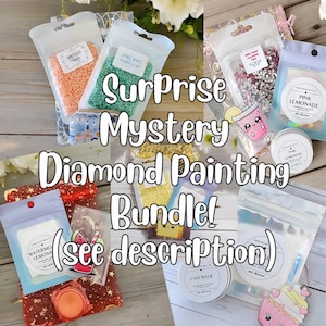 Surprise Diamond Painting Bundle: Drills, Wax, Putty & Coverminder