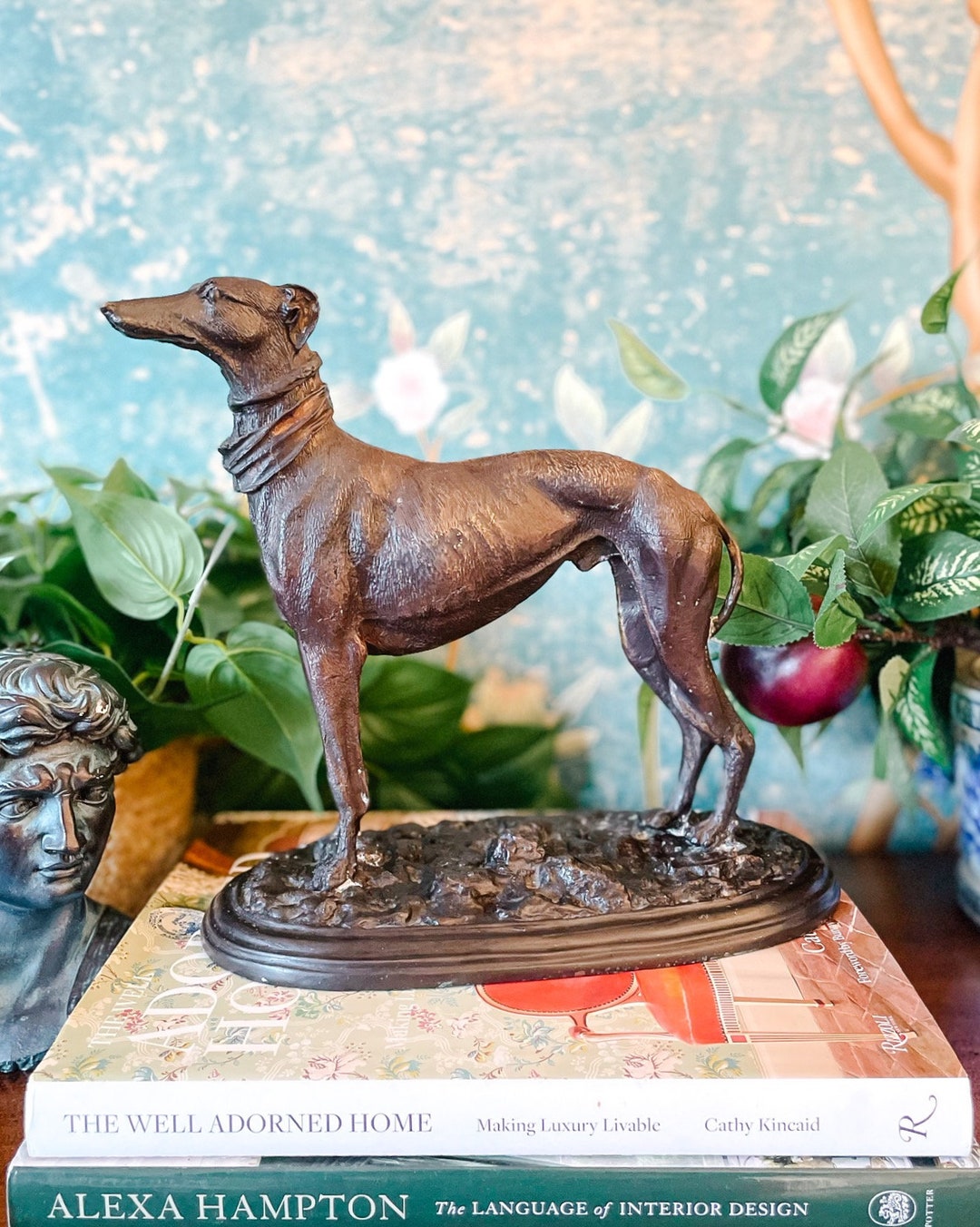 Brass Italian Greyhound Sculpture Etsy