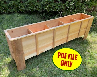 Cedar Planter Box building plans - Tomato Version!