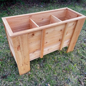 Raised Cedar Planter Box - Extra Deep (DIY plans)