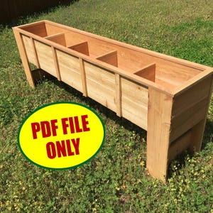 Cedar Plantenbak DIY-bouwplannen