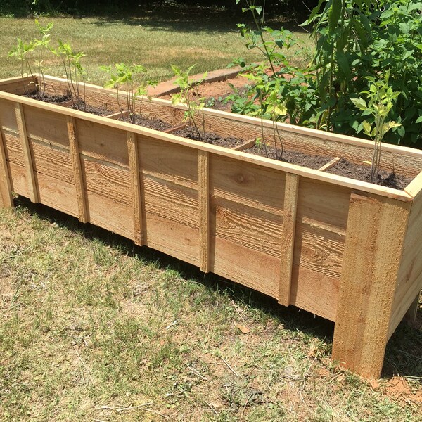 Raised Cedar Planter Box - Tomato Version! (DIY plans)