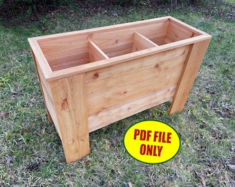 Cedar Planter Box DIY Building Plans - Tomato Version!