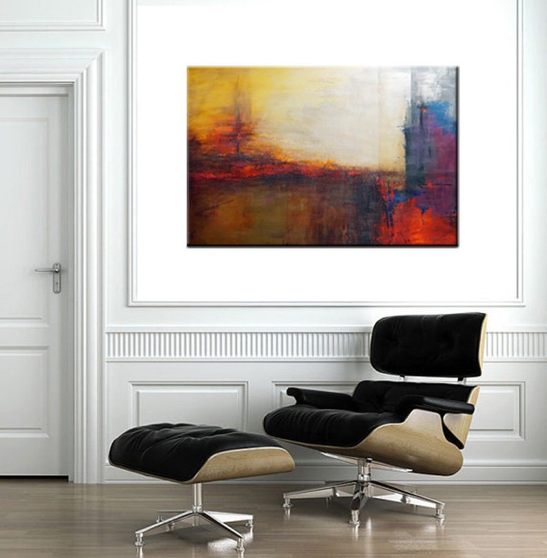 Hand Made Unique Modern ART Wall Art Contemporary Painting Etsy