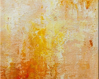 Daily Painting - Original Abstract Painting 4.5"x7.5" with 8"x10" inch mat by Jagoda Lane