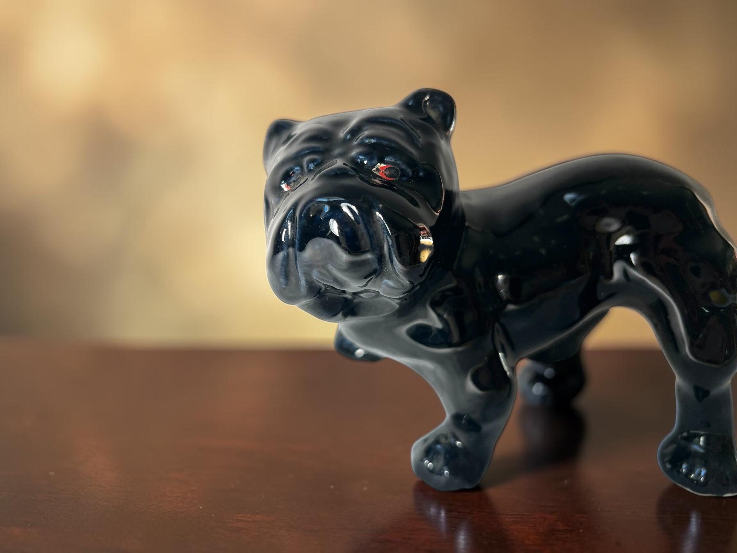 Vintage Bulldog Ceramic - Etsy