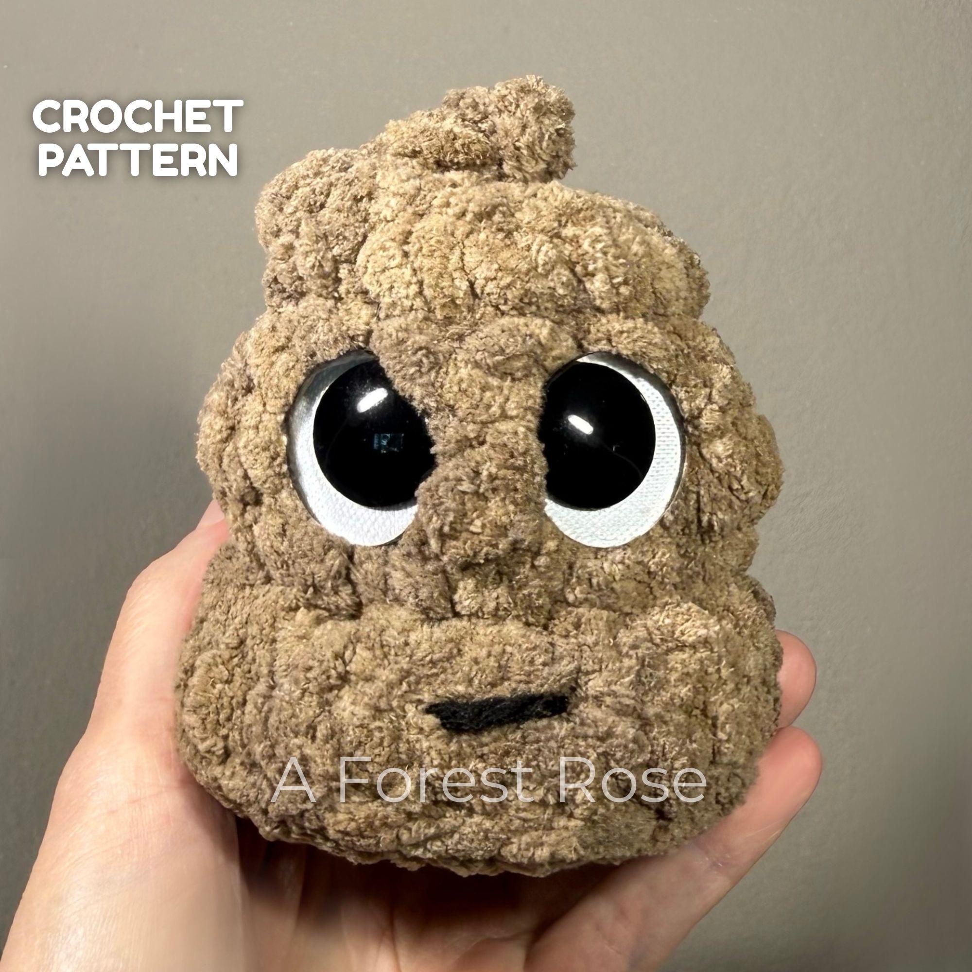 CROCHET PATTERN | Poop Plush Amigurumi | Funny Toilet Humor | Instant ...
